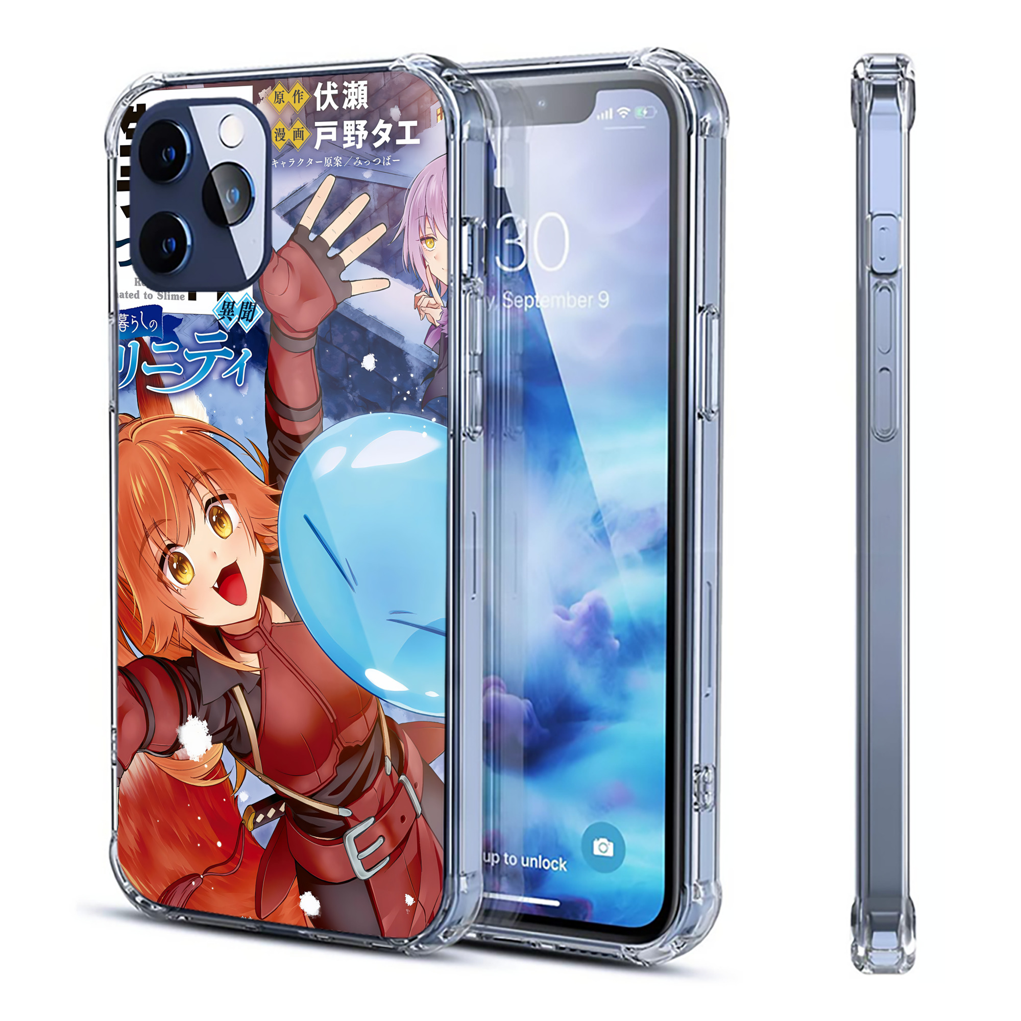 （画像用） 転スラ Regarding Reincarnated to Slime 【iPhone 12シリーズ対応】透明スマホケース（クリアソフトケース）